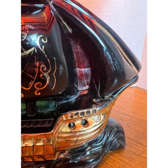 Vintage Asian Style Ship Mid Century Modern Table Lamp - Picture 4 of 7